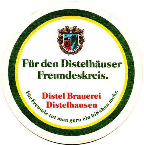 tauberbischofsheim tbb-bw distel für den 1b (rund215-distel brauerei)